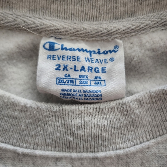 Champion Arch Over Logo Reverse Weave Washington Huskies Sweatshirt, Men's 2XL - Picture 6 of 10